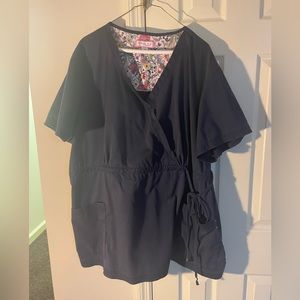 Koi Navy Scrub set Plus size Shirt 5XL & Pants 4XL